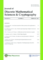離散數學科學與密碼學雜志